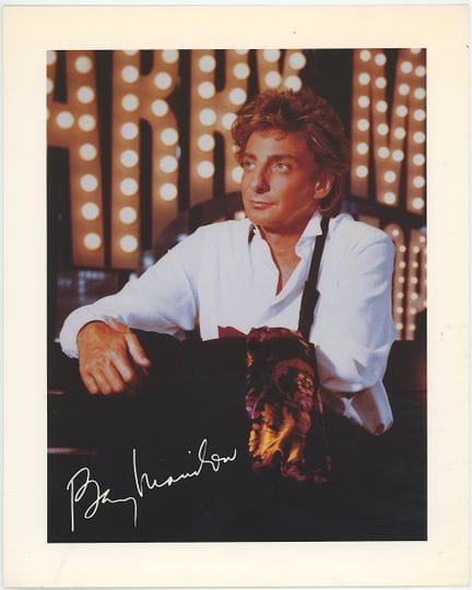 Barry Manilow Facsimile Signed Official Full-Color