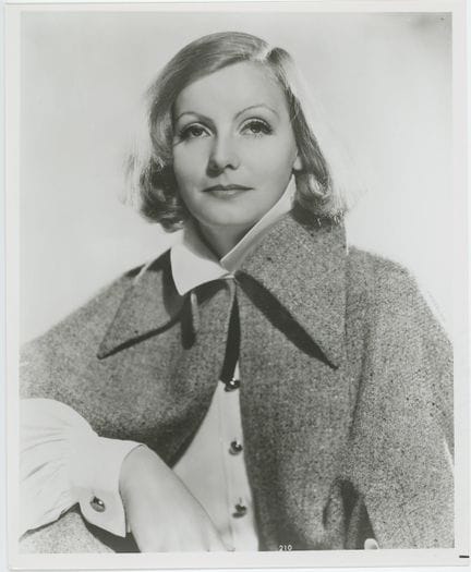 Vintage Greta Garbo MGM Studio Portrait Photo Stil