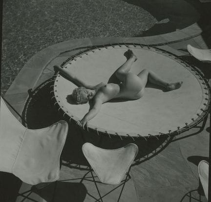 ANDRE DE DIENES Vintage Photo 1950s-1960s Nude Stu