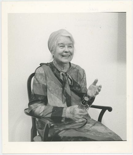 Alice Neel – Original-Vintage-Porträtfoto „Visitin