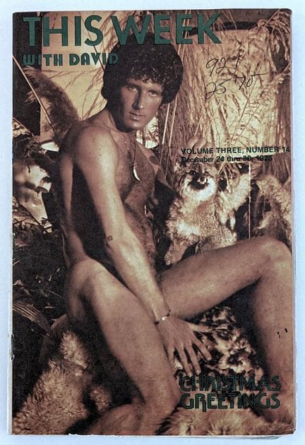 1976 "This Week With David" Gay Interest Digest Ma