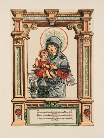 After ALTDORFER (*1480), Beautiful Mary of Regensb