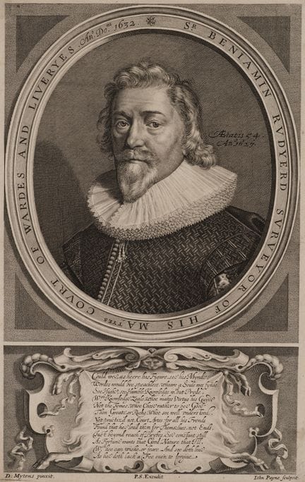 J. PAYNE (*1620) da MIJTENS I (*1590), Ritratto di