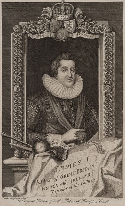 C. MOSLEY (*1720) after SOMER (*1576), Portrait of