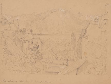 Sconosciuto (XIX), Montreux sul lago di Ginevra, 1