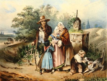 J. DAVID (1808-1892), The Journey to the City, Gen
