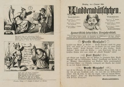 Anonimo (XIX secolo), Kladderadätschchen, edizione