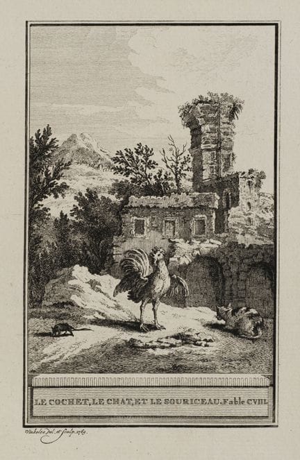 R. VINKELES (1741-1816), The Rooster, the Cat and 