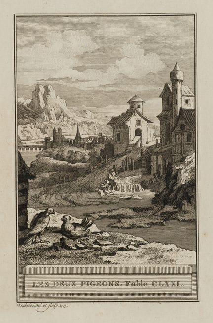 R. VINKELES (1741-1816), The two pigeons,  1775, E