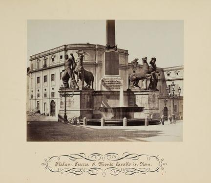 FRATELLI ALINARI (XIX secolo) Circle, Piazza di Mo