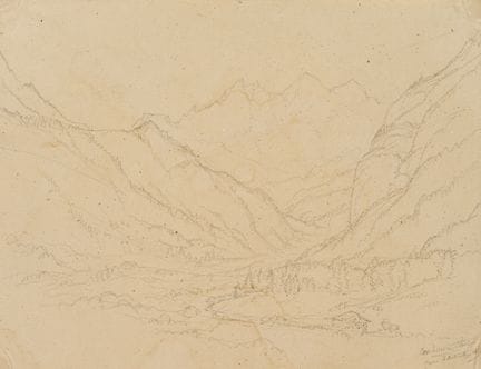 E. BRETENIÈRES (*1804), Valle di Oeschinen nei pre
