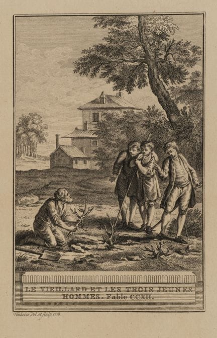 R. VINKELES (1741-1816), The old man and three you