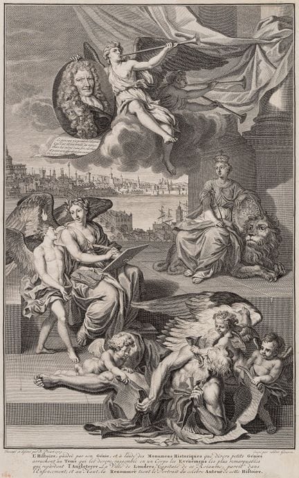 G. GOUWEN (siglo XVII), Una alegoría de la ciudad 