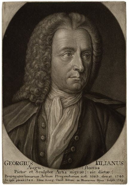G. KILIAN (*1709) after KILIAN (*1683), self-portr
