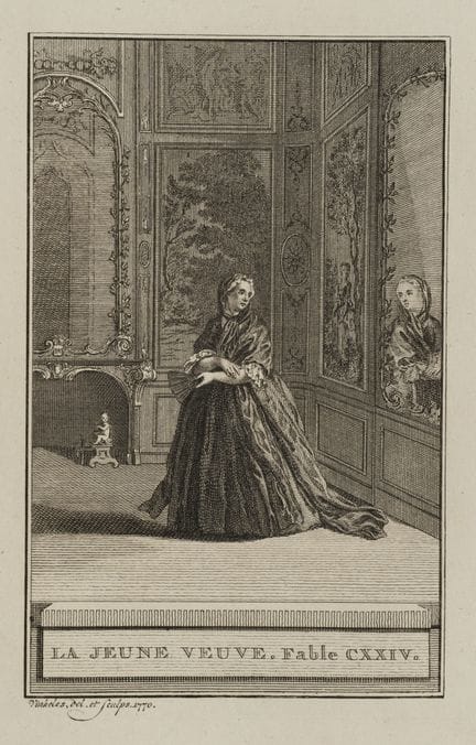 R. VINKELES (1741-1816), The young widow,  1770, E