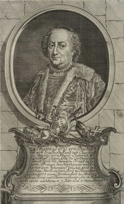 Unknown (18th), Archbishop Matthias von Bucheck, C
