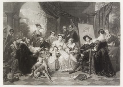 A. LEMOINE (*1824) da DE KEYSER (*1813), Rubens ch