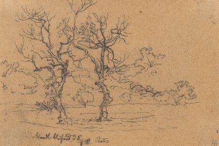 Monogramista HH (s. XIX), Paisaje del Prater, 1888