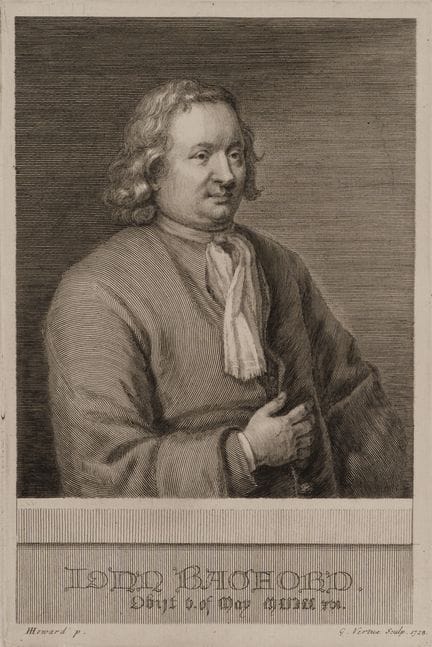 G. VERTUE (*1684), según HOWARD (*1675), Retrato d