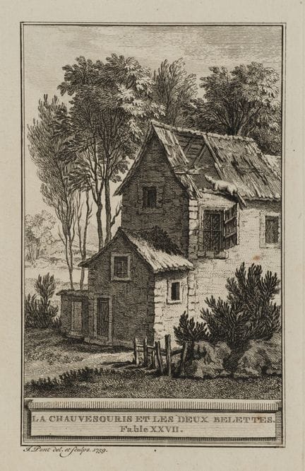 J. PUNT (1711-1779), «La granja de las fábulas XXV
