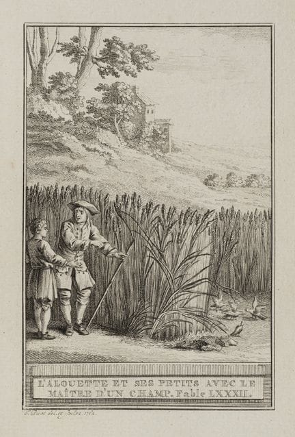 J. PUNT (1711-1779), Lark and Field Marshal with a