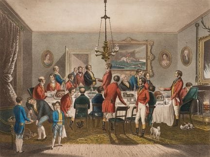H. ALKEN (1785-1851), Family celebration in Englan