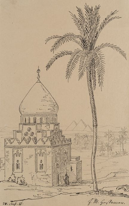 F. HESSEMER (1800-1860), Egitto, nei pressi dell’a
