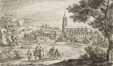 A. MEULEN (1632-1690), Piazza d’armi davanti alla 