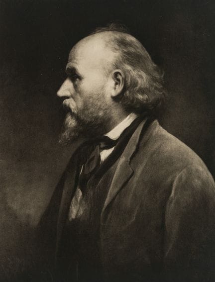 F. AMERLING (1803-1887), Autoritratto del pittore,