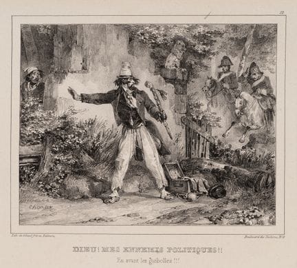 N. CHARLET (1792-1845), Il combattente risoluto, l