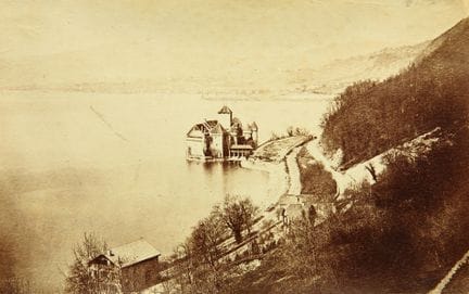 Anonimo (XIX secolo), Castello di Chillon sul Lago