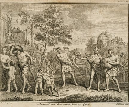 J. FOLKEMA (*1692), según BOURG (*1693), La llegad