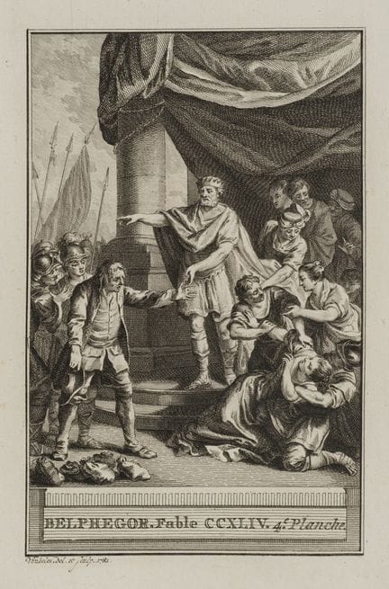 R. VINKELES (1741-1816), Belphegor, Panel 4,  1781