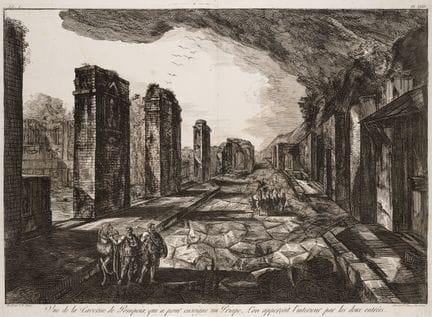 F. PIRANESI (*1758) da PIRANESI (*1720), Una taver