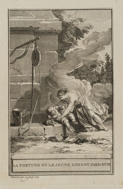 R. VINKELES (1741-1816), Fortune and a young boy, 