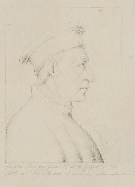 Anonimo (XIX secolo), Studio di ritratto in stile 