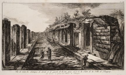 F. PIRANESI (*1758) da PIRANESI (*1720), Strada al