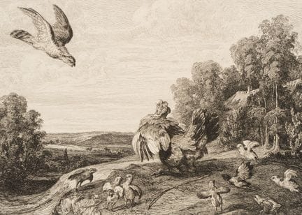 Unger (19th) after SNYDERS (*1579), "Cockfight" – 