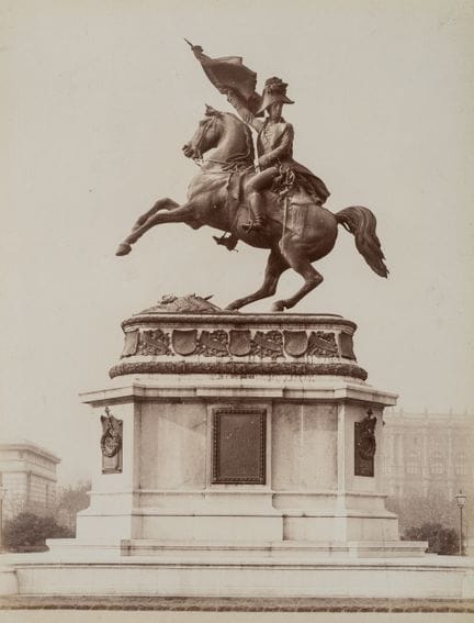 Anonimo (XIX secolo), Monumento all’arciduca Carlo
