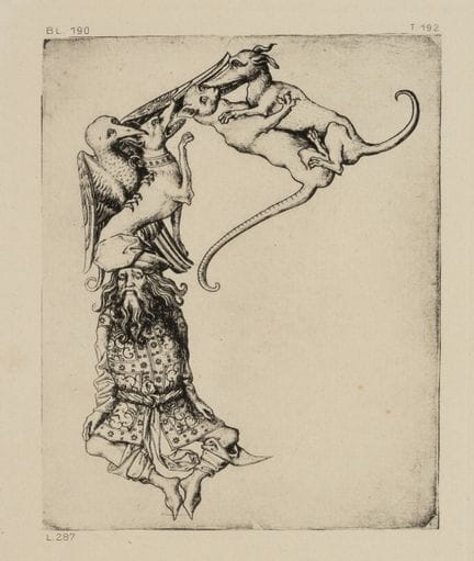 Ispirato al monogramma MEISTER ES (*1450), Alfabet