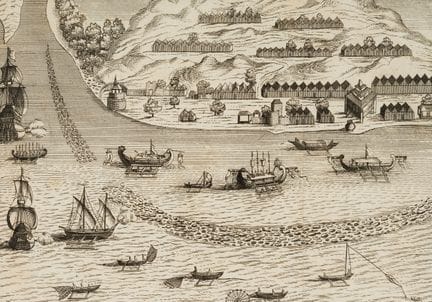 Unknown (18th), View of Fort Kastela, Indonesia, a