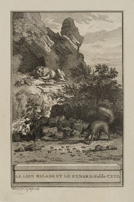 R. VINKELES (1741-1816), The Sick Lion and the Fox