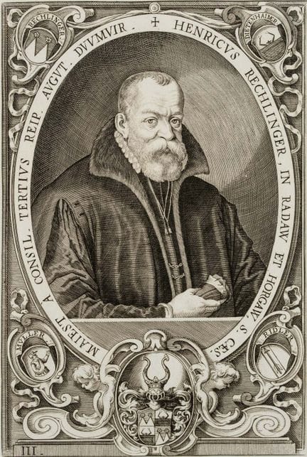 L. KILIAN (1579-1637), Ritratto di Heinrich von Re