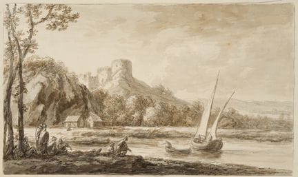 I. DUVIVIER (1758-1832), Castello di Trematon in C
