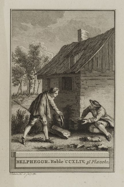 R. VINKELES (1741-1816), Belphegor in front of the