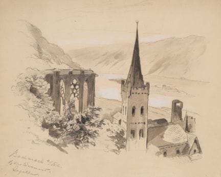 Anonimo (XIX secolo), Bacharach con la Werner Band