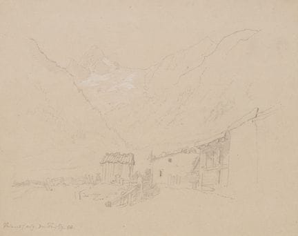 Anonimo (XIX secolo), Aiguille du Tour, Trento,  1