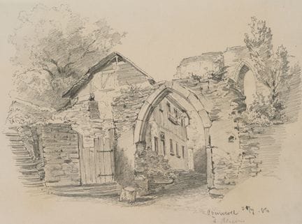 Desconocido (s. XIX), Oberwesel en el Rin, 1886, L