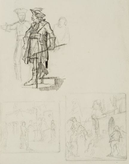 E. RONDAHL (1858-1914), Escenas de la historia dan