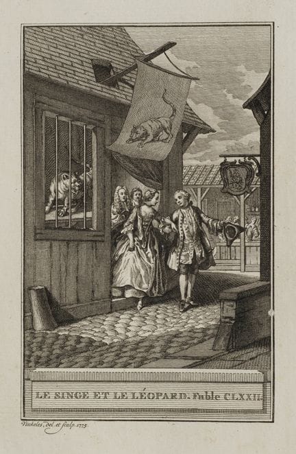R. VINKELES (1741-1816), The Monkey and the Leopar